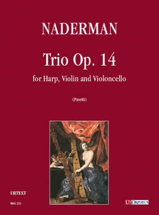 Book cover for Trio Op. 14 for Harp, Violin and Violoncello