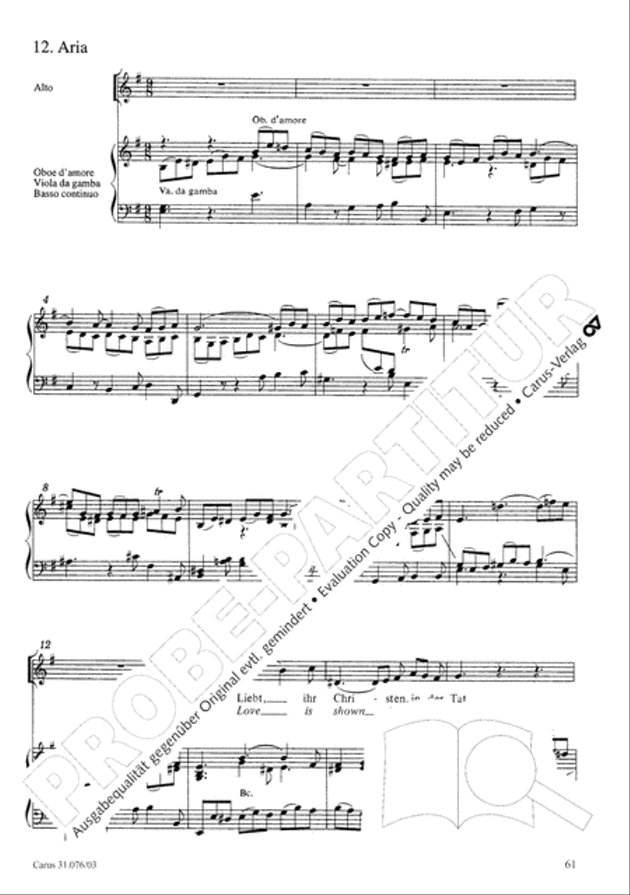 The heavens are telling the Father's glory (Die Himmel erzahlen die Ehre Gottes) 4-Part scores gallery preview page 62