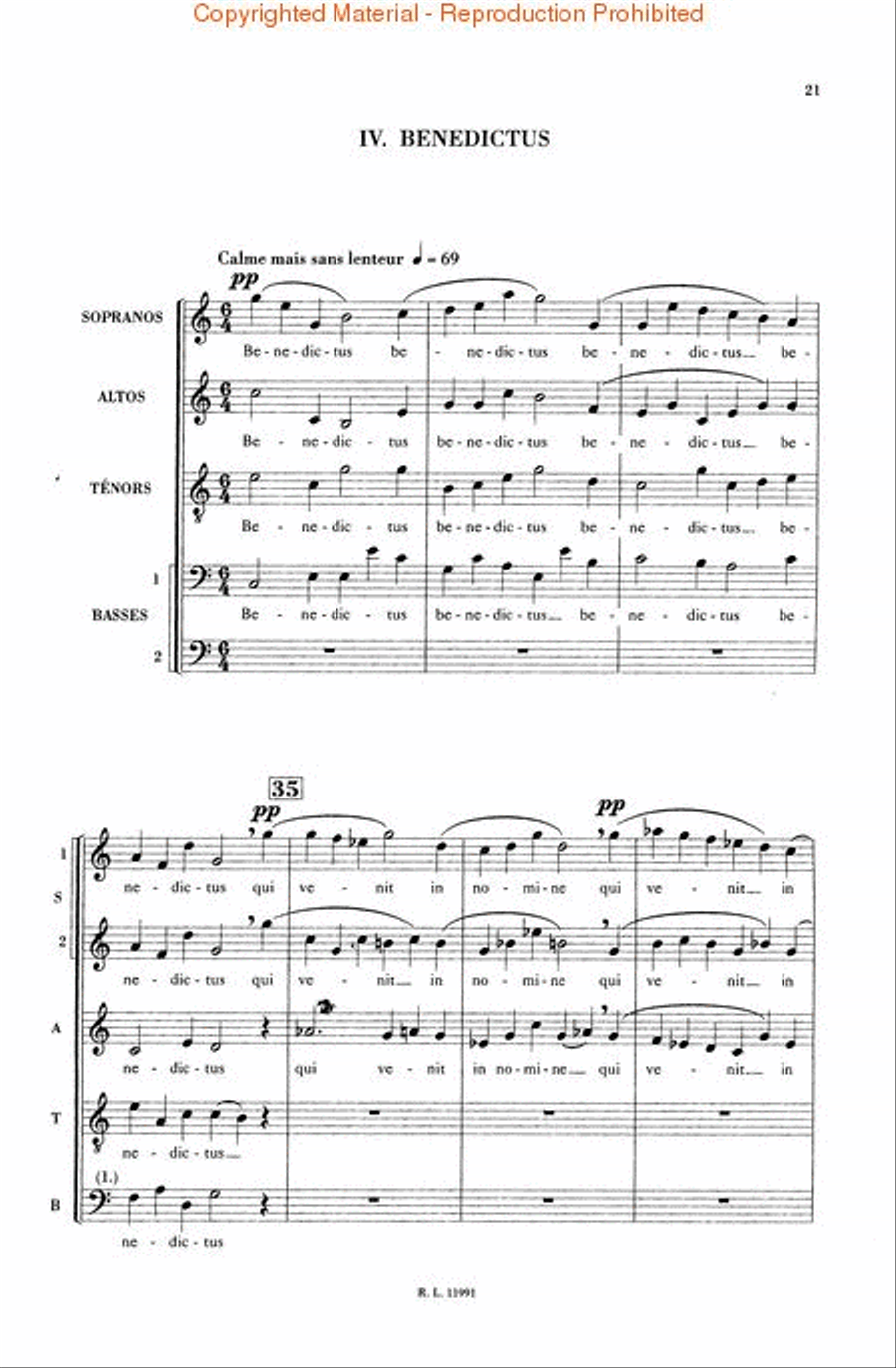 <br>Sheet music extract