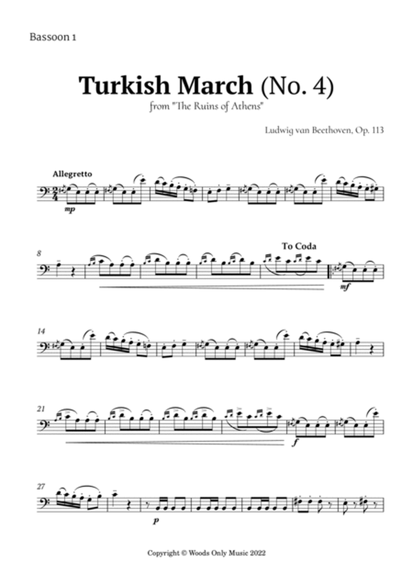 Turkish March by Beethoven for Bassoon Trio image number null