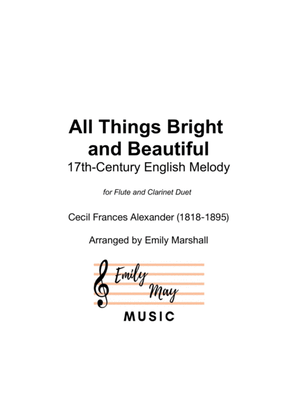 All Things Bright and Beautiful (for Flute and Clarinet Duet)