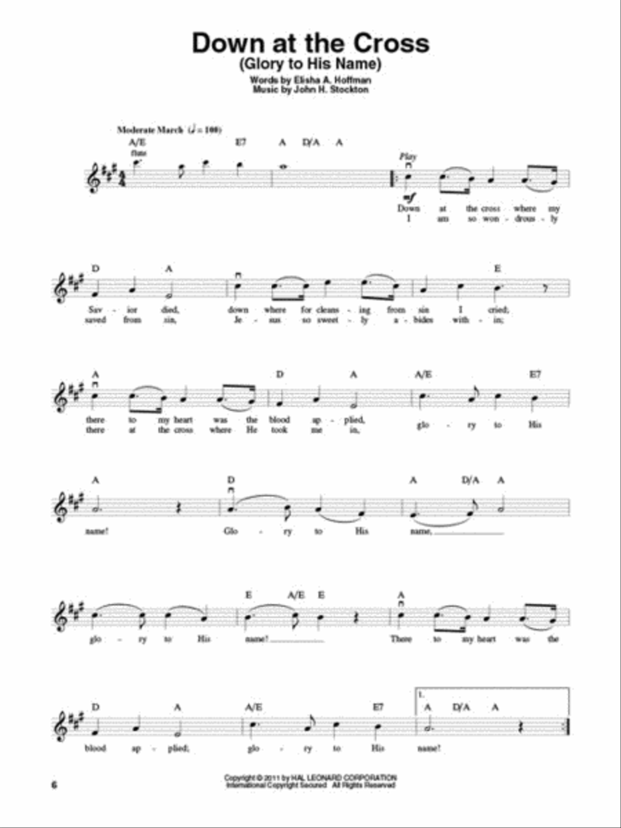 Fiddle Hymns Violin scores gallery preview page 4