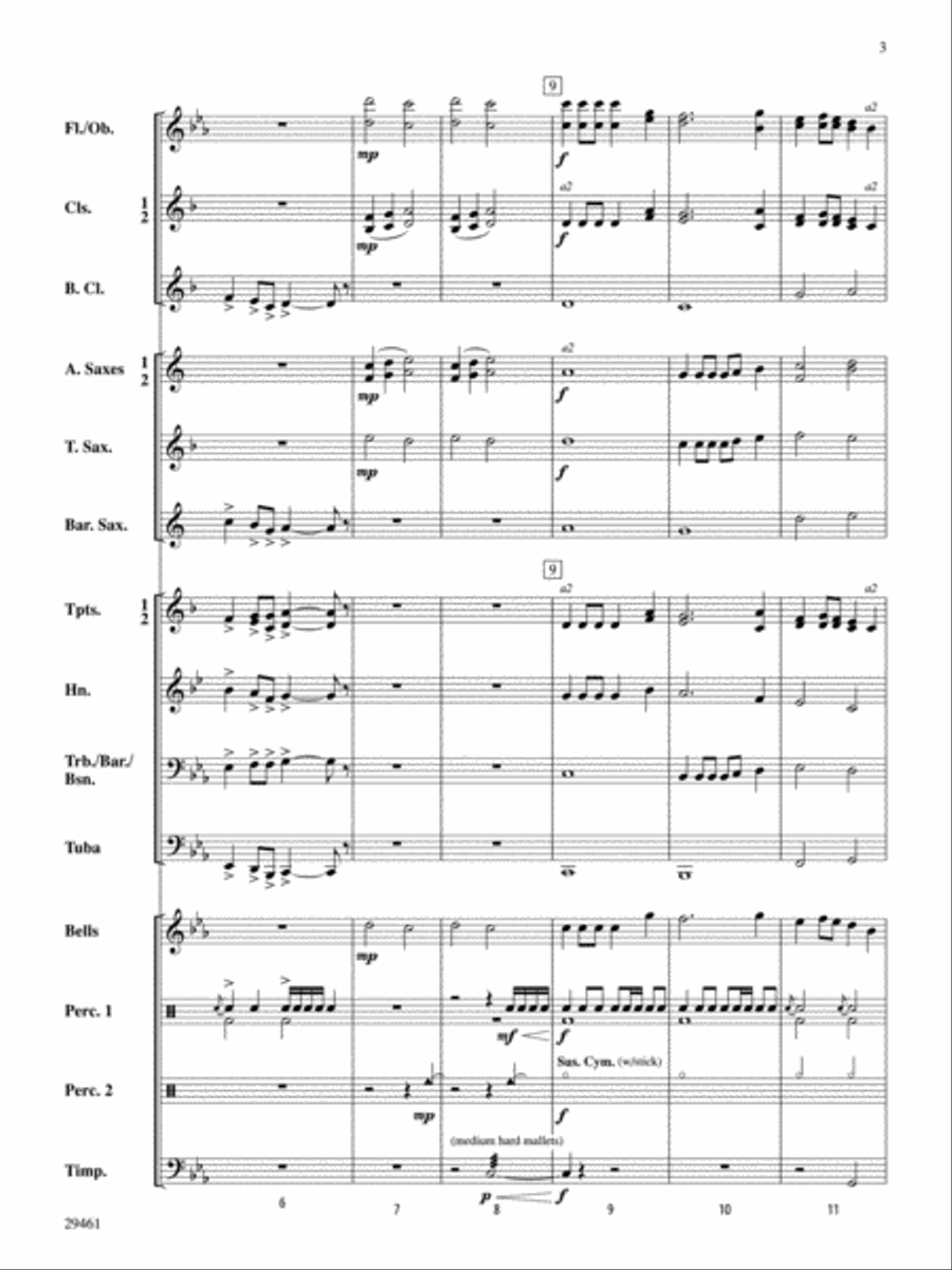 Quasars Concert Band scores gallery preview page 3