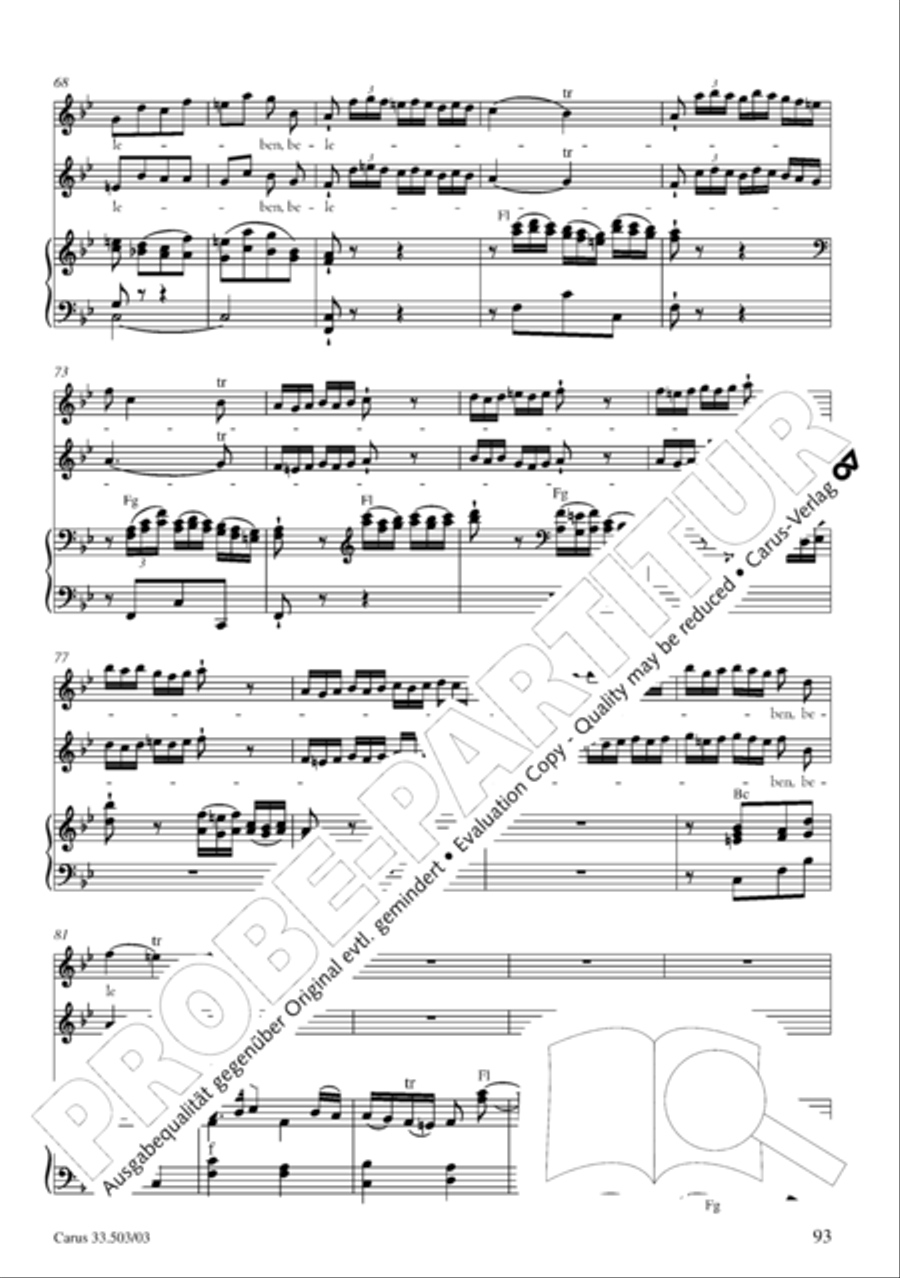 Passion according to St. Matthew (Passions-Musik nach dem Evangelisten Matthaus) SSATB scores gallery preview page 94