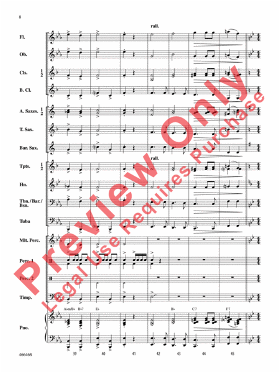 American Pride American Pride Concert Band scores gallery preview page 9
