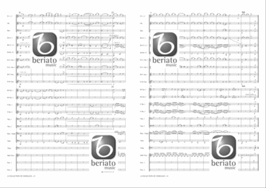 A Collection of Chorales Concert Band scores gallery preview page 8