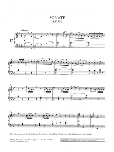 Piano Sonata In B-flat Major
