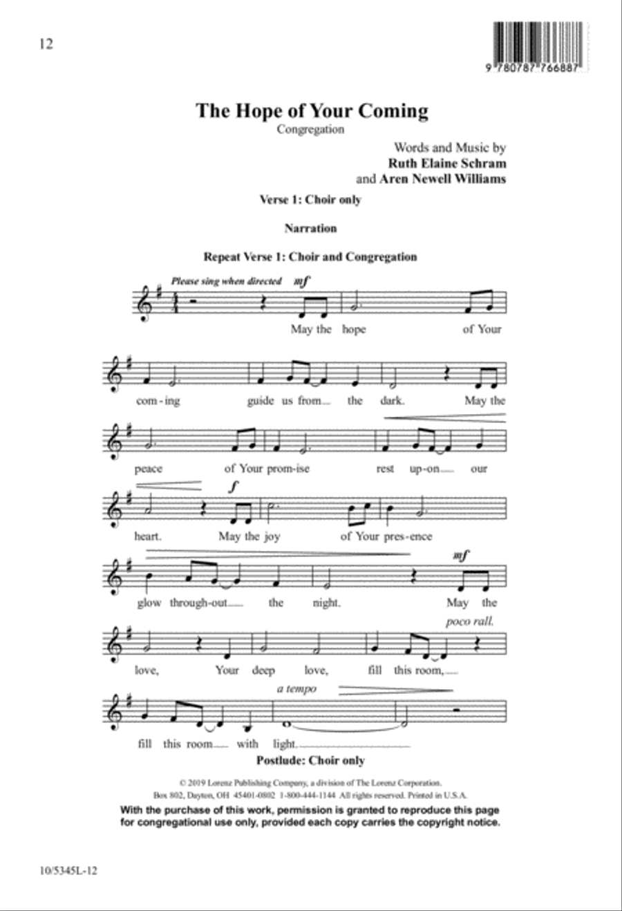 The Hope of Your Coming The Hope of Your Coming 2-Part scores gallery preview page 12