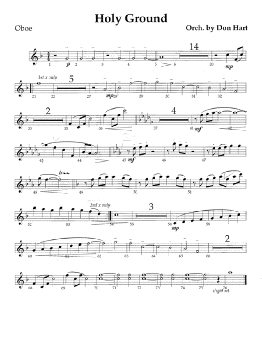 Holy Ground Choir scores gallery preview page 14