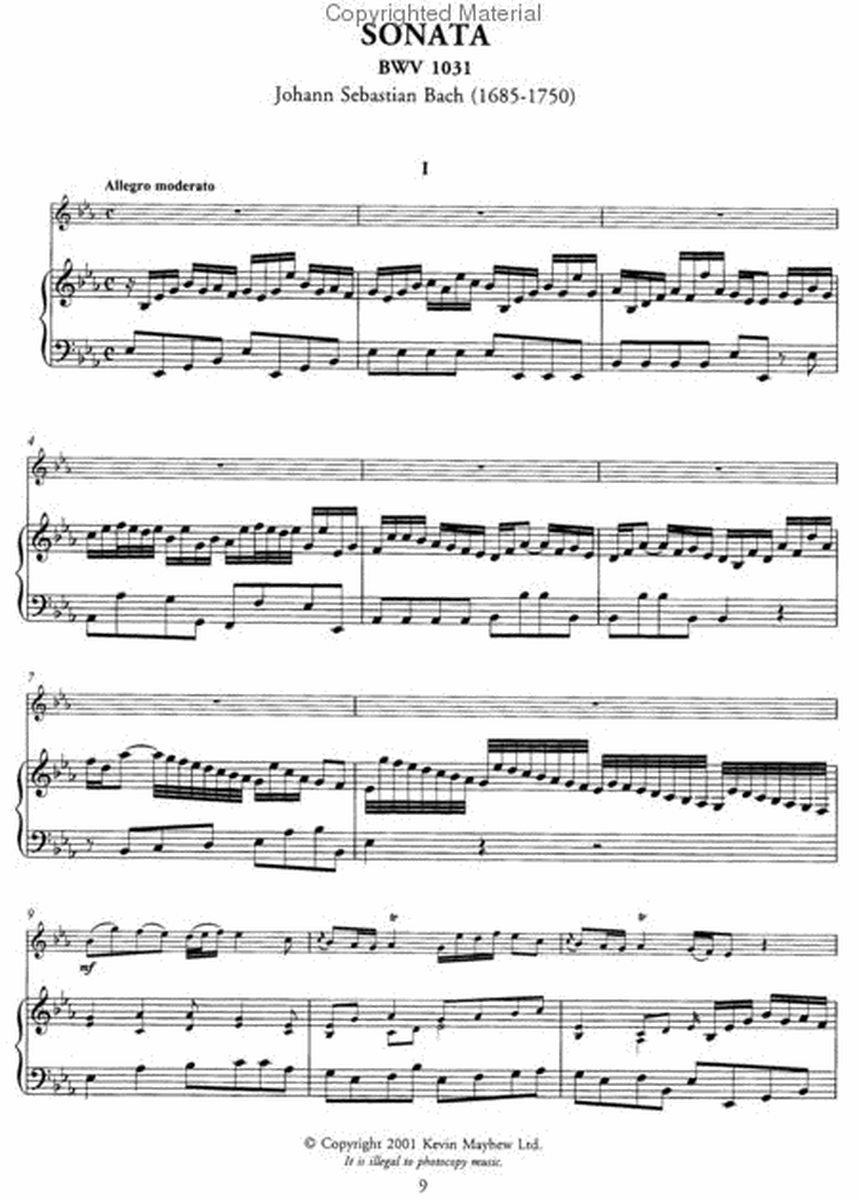 J.S. Bach Flute Sonatas Book 2