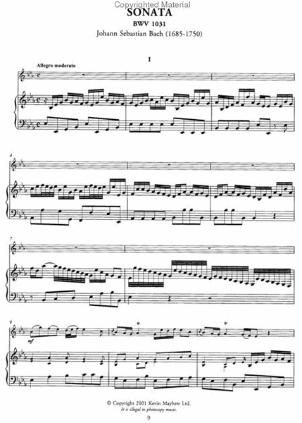 J.S. Bach Flute Sonatas Book 2