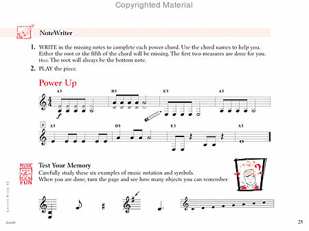 The FJH Young Beginner Guitar Method - Theory Activity Book 3
