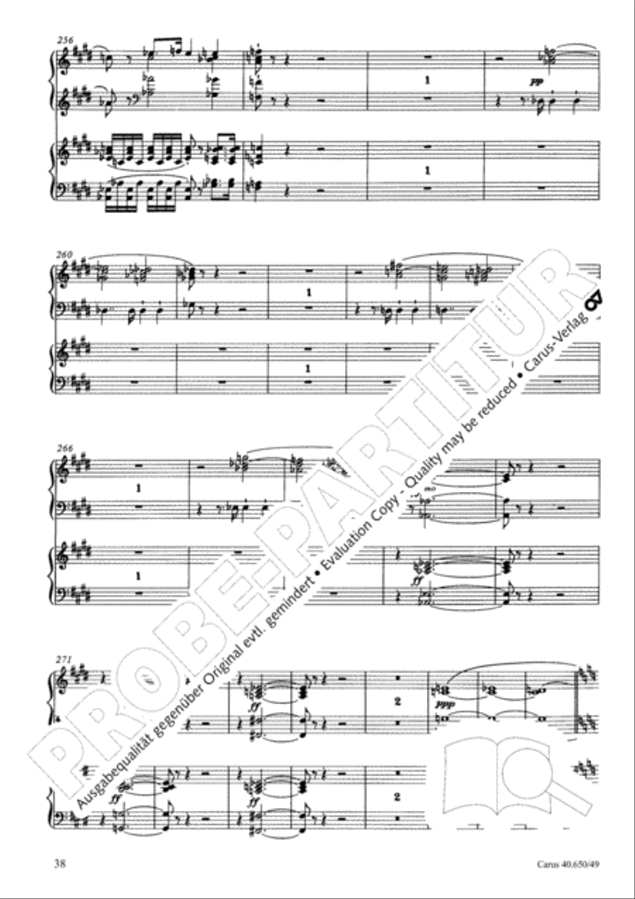Petite Messe solennelle 4-Part scores gallery preview page 39