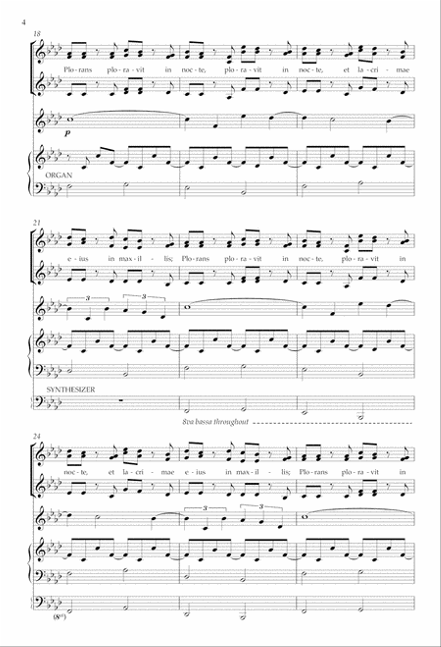 Beati I: Pro curatis (For those that are cared for) SSAA scores gallery preview page 3