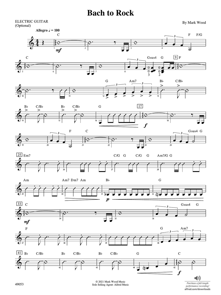 Bach to Rock: Guitar