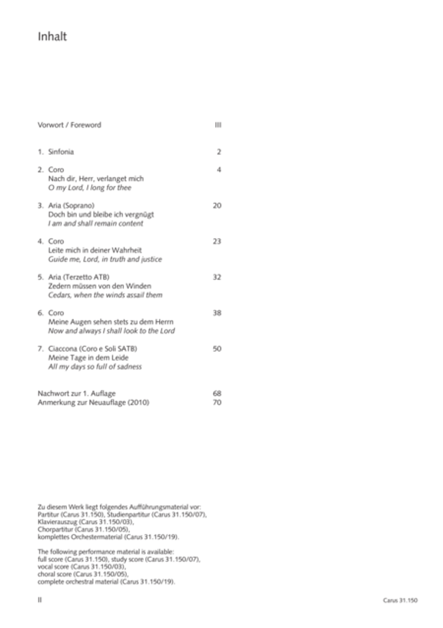 O my Lord, I long for thee (Nach dir, Herr, verlanget mich) 4-Part scores gallery preview page 3