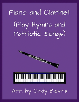 Book cover for Piano and Clarinet (Play Hymns and Patriotic Songs)
