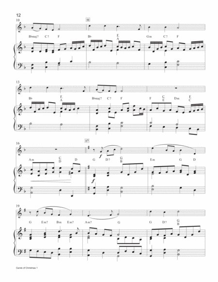 Carols of Christmas, Set 1 - Piano/Rhythm image number null