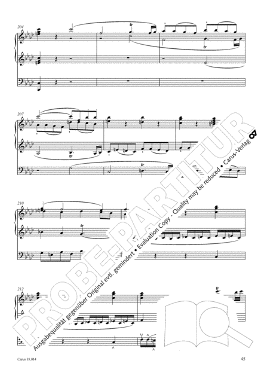 W. A. Mozart: Three organ works Organ scores gallery preview page 46