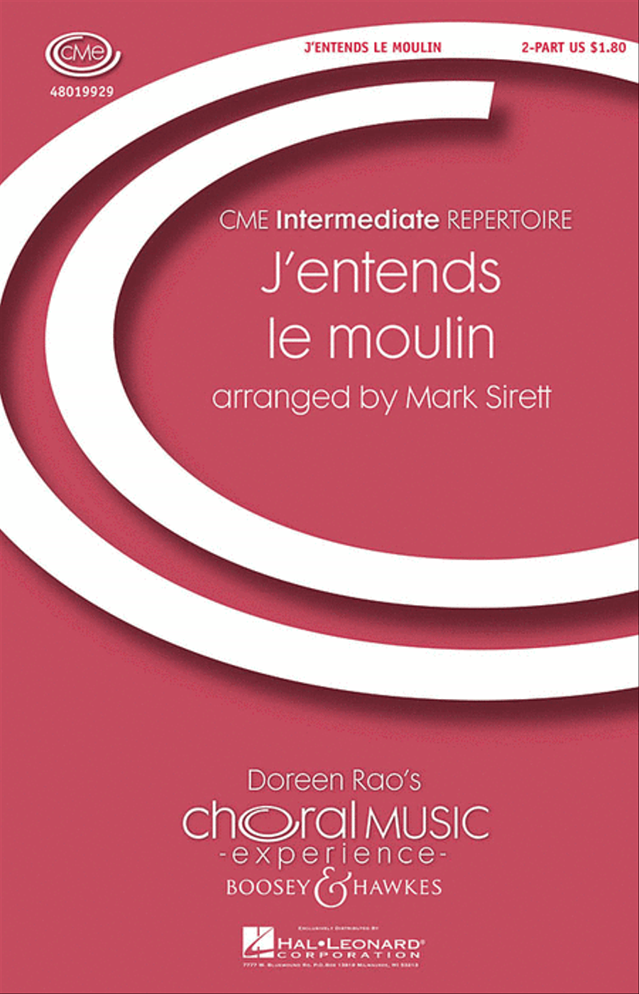 J'entends le moulin 2-Part scores gallery preview page 1