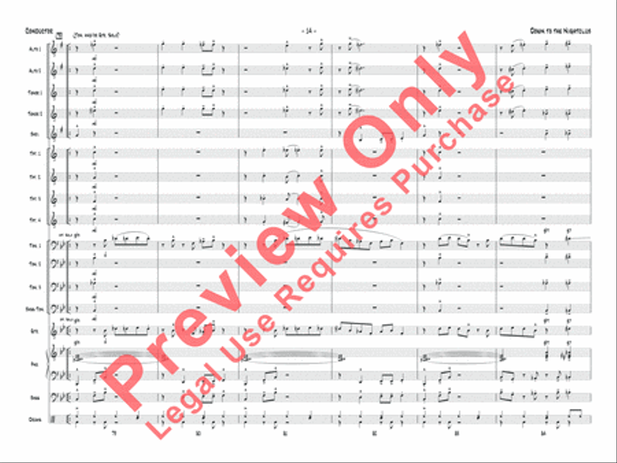 Down to the Nightclub Down to the Nightclub Jazz Ensemble scores gallery preview page 15