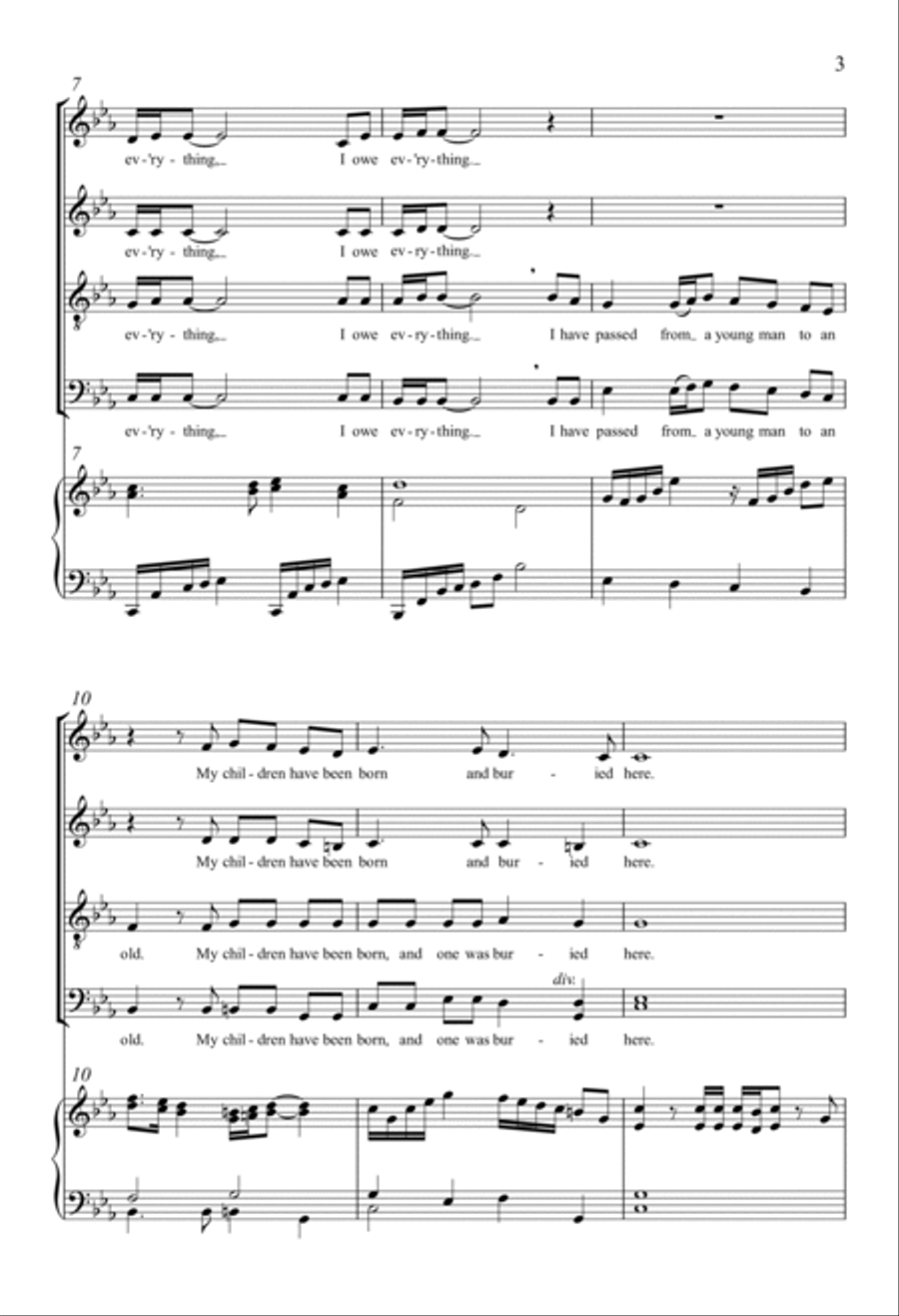 Words of Lincoln 4-Part scores gallery preview page 2