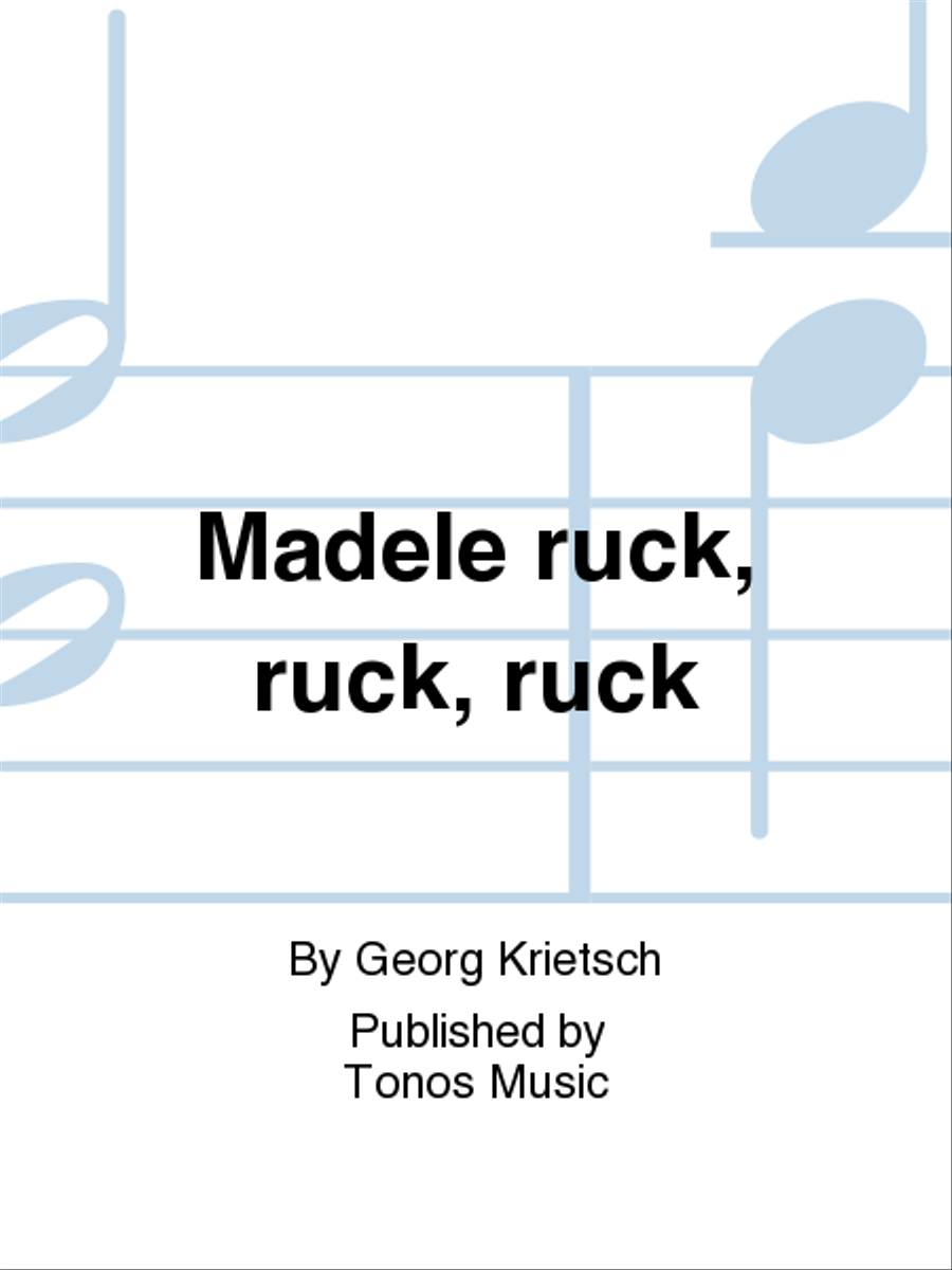 Madele ruck, ruck, ruck TTBB scores gallery preview page 1