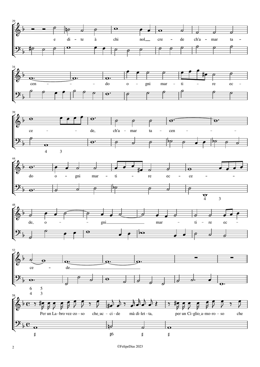 Scrivete occhi dolenti High Voice scores gallery preview page 2