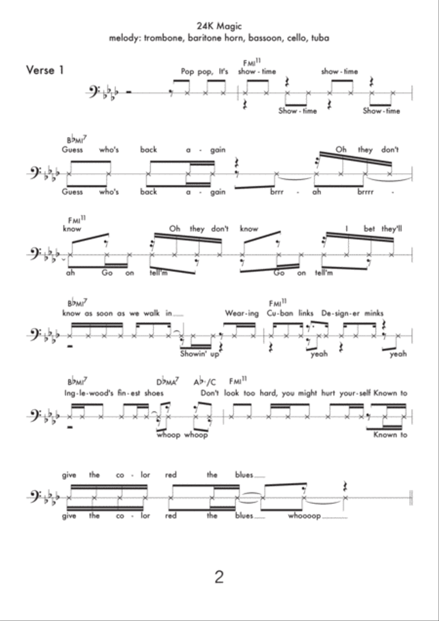 24K Magic Small Ensemble scores gallery preview page 2