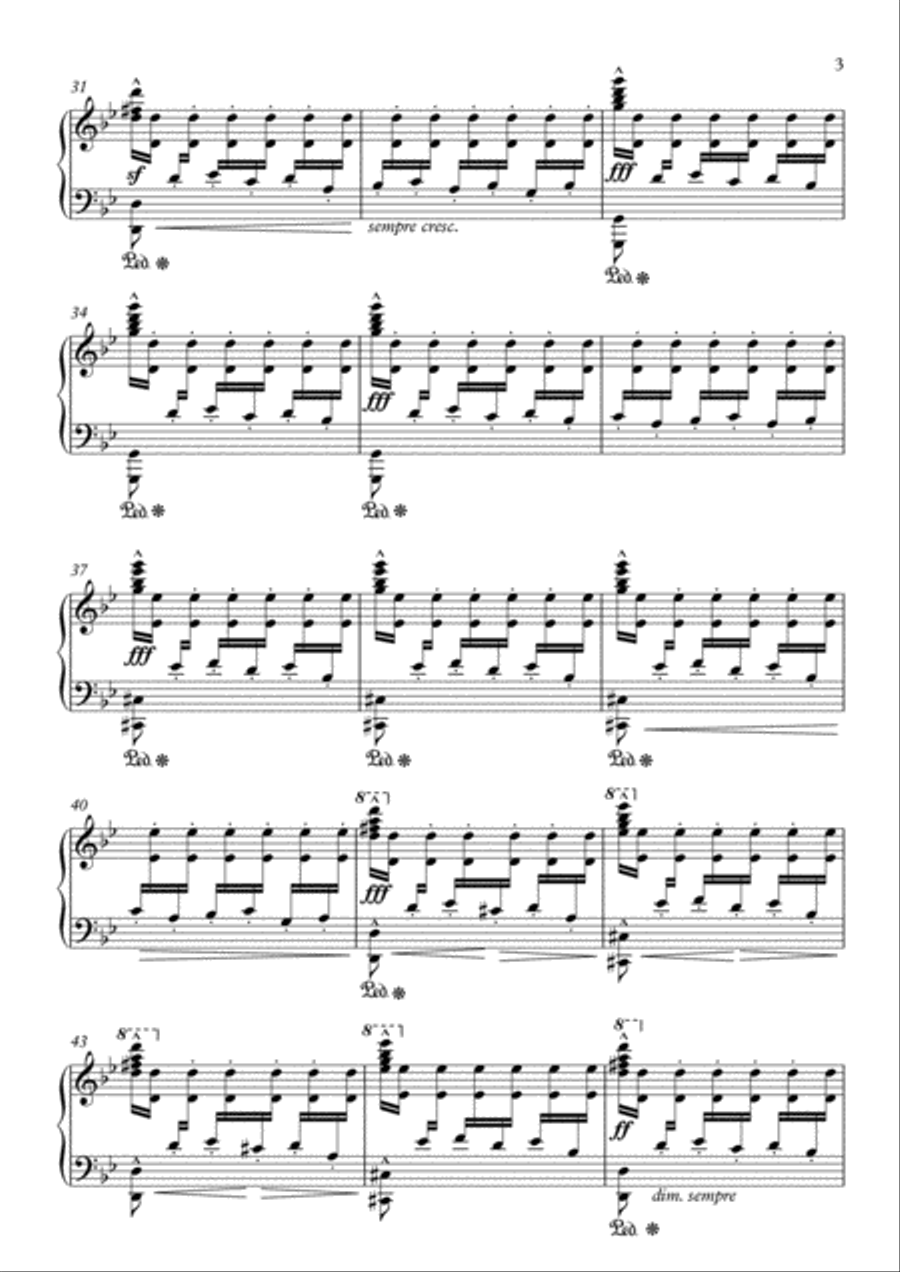 Albeniz - Asturias (Suite espagnole) for piano solo Piano Solo scores gallery preview page 3