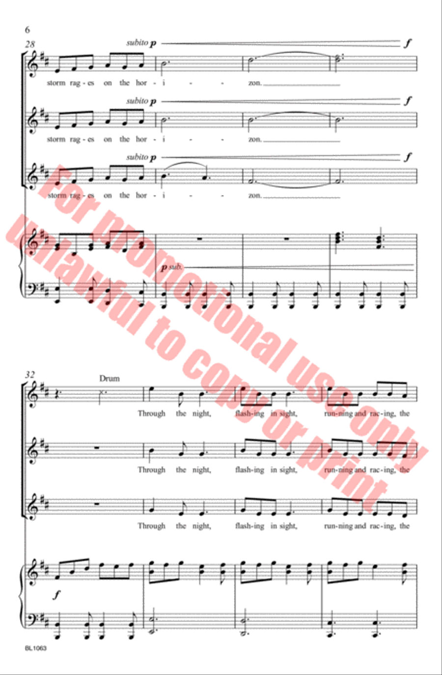 Storm Choir scores gallery preview page 7
