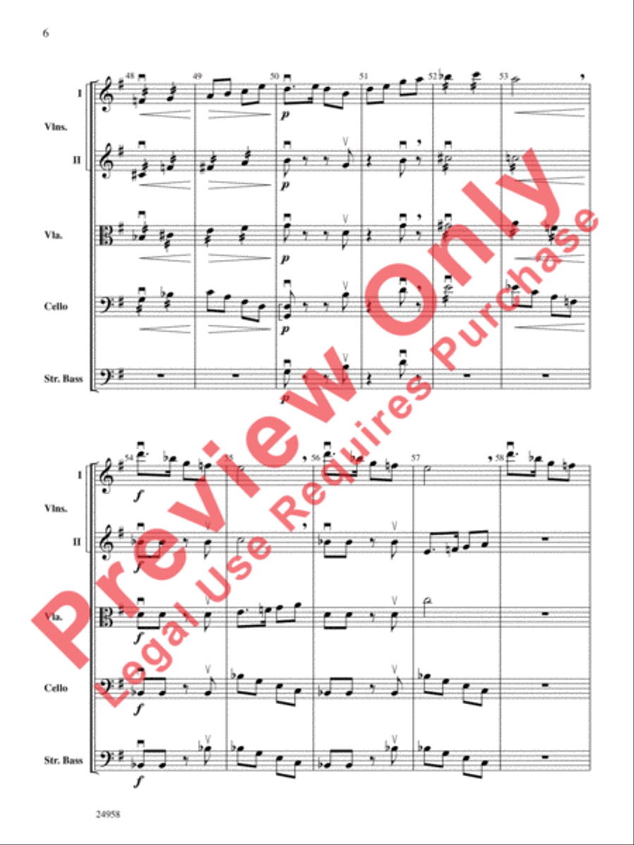 Dreams of a Midsummer Night String Orchestra scores gallery preview page 7