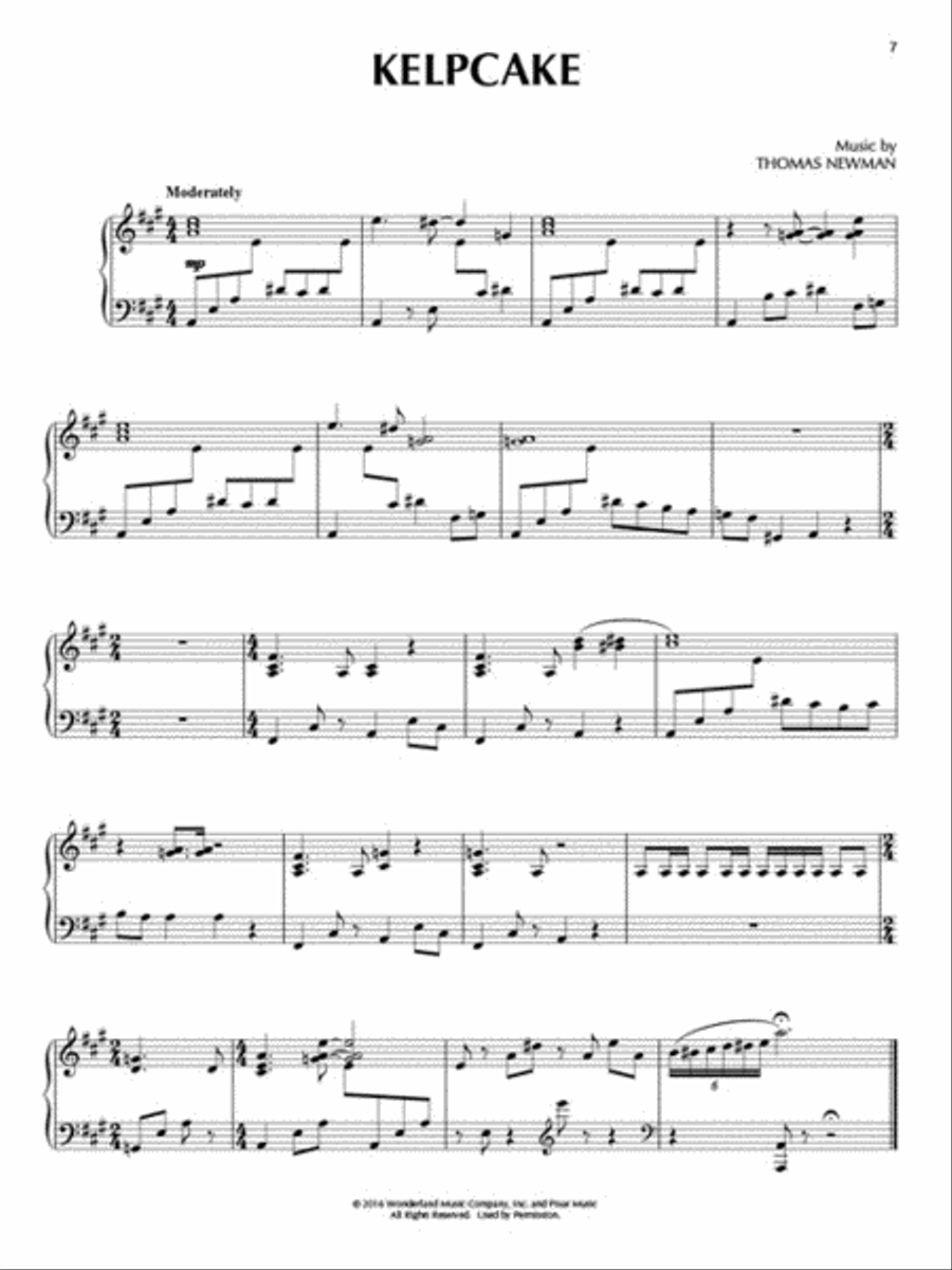 Finding Dory Finding Dory Piano Solo scores gallery preview page 3