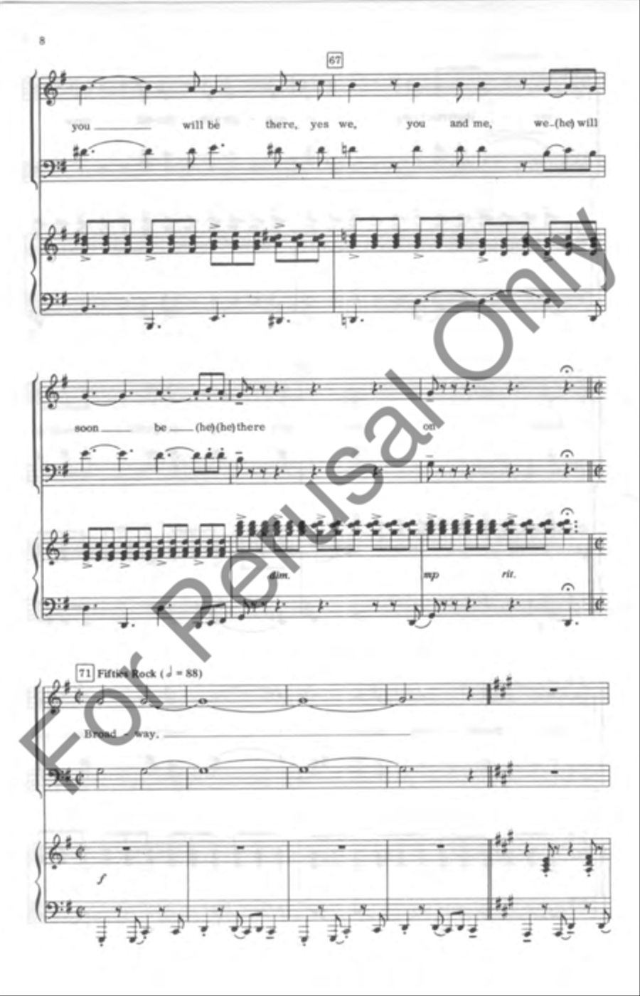 Americana Medley 4-Part scores gallery preview page 8