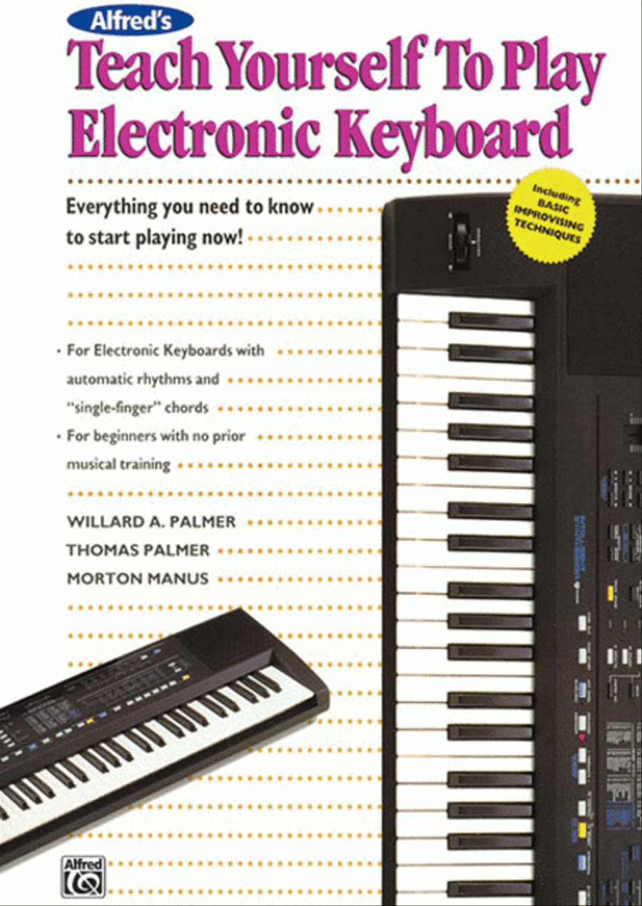 Alfred's Teach Yourself To Play Electronic Keyboard - Book Electronic Keyboard scores gallery preview page 1