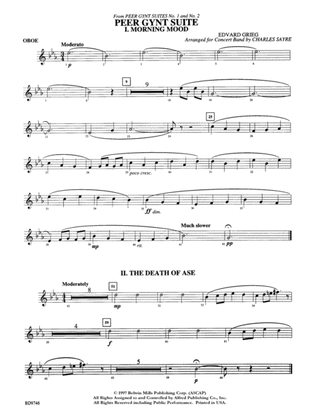 Peer Gynt Suite: Oboe