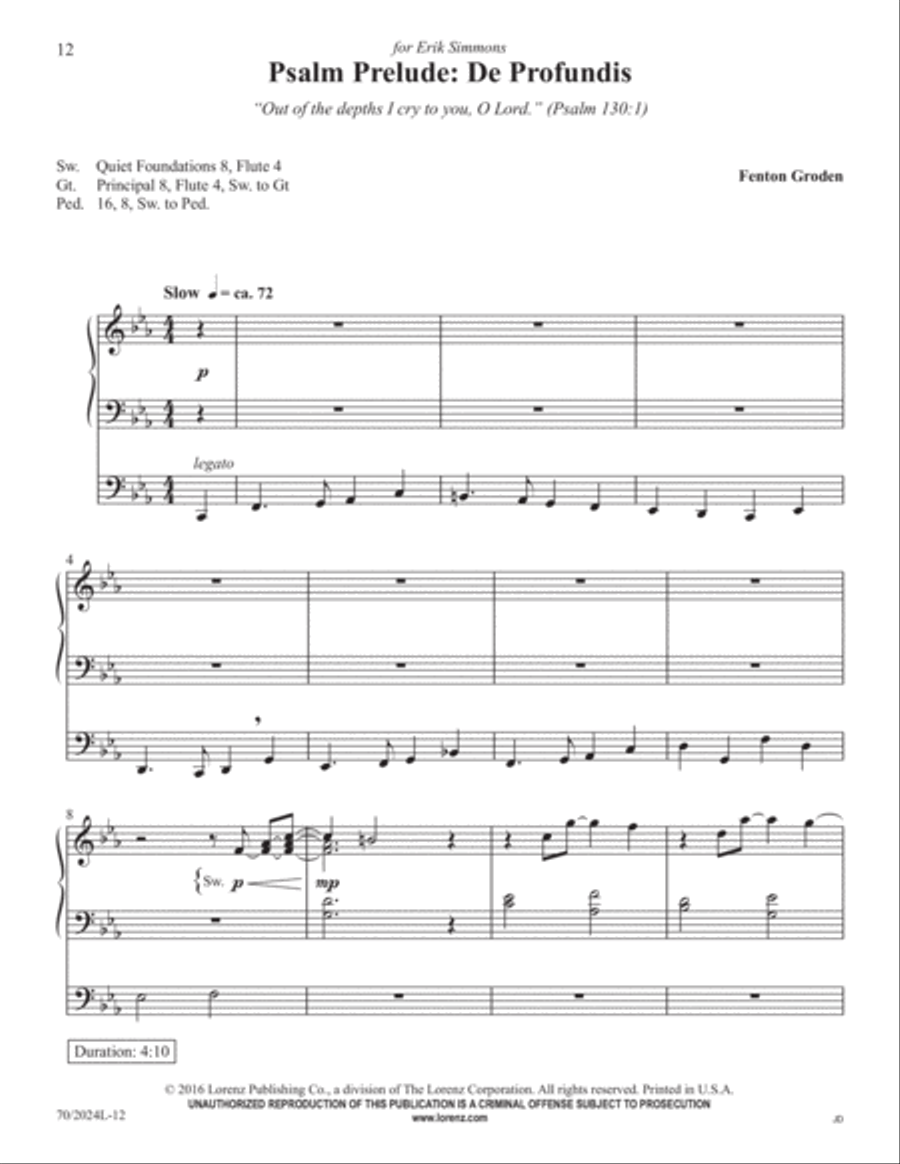 The Sacred Organ Library, Vol. 1 Organ Solo scores gallery preview page 7