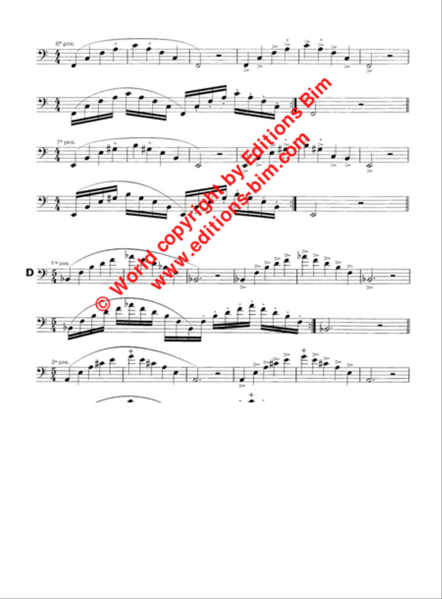 Warm-ups + technical routines Trombone scores gallery preview page 8
