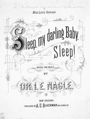 Book cover for Sleep, My Darling Baby, Sleep