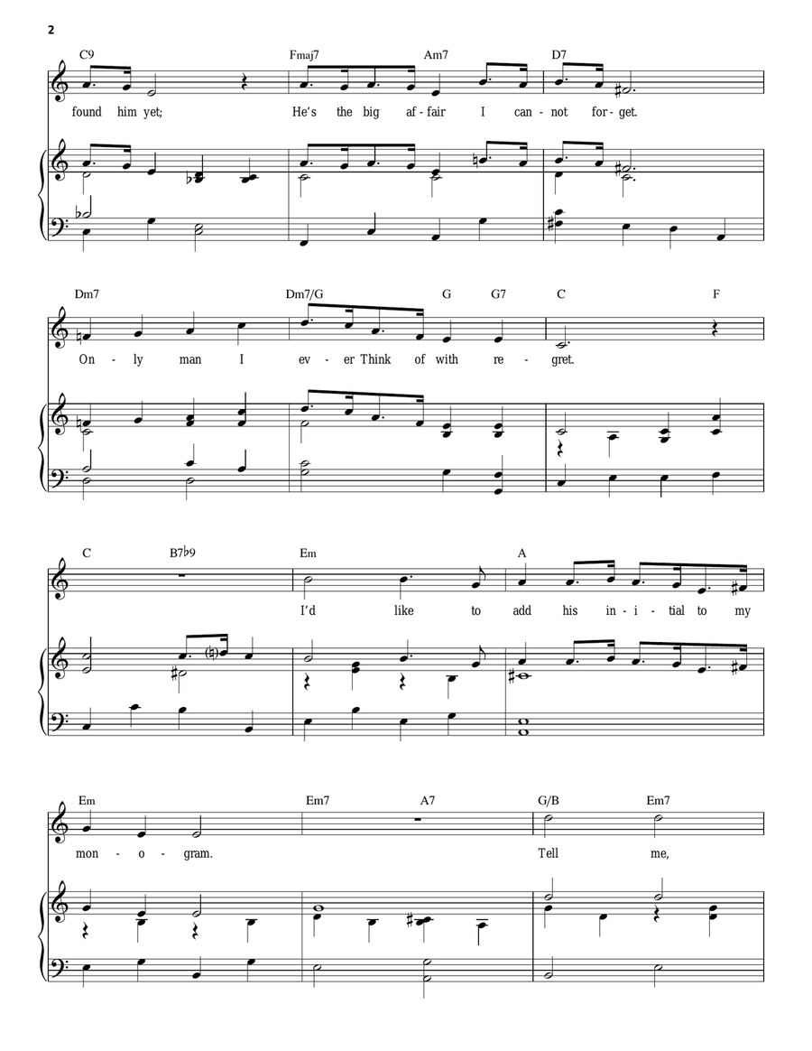 Someone To Watch Over Me High Voice scores gallery preview page 2