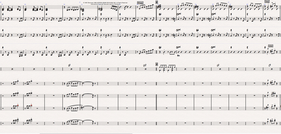 To Sir, With Love Jazz Ensemble scores gallery preview page 2