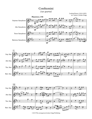 Confitemini (sax quartet)