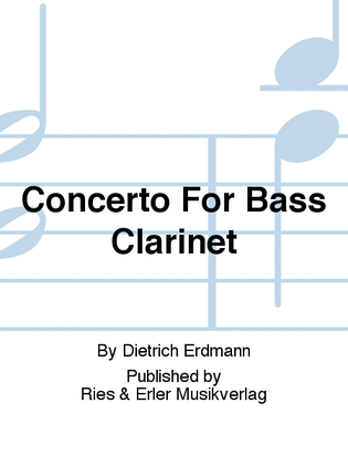 Concerto For Bass Clarinet