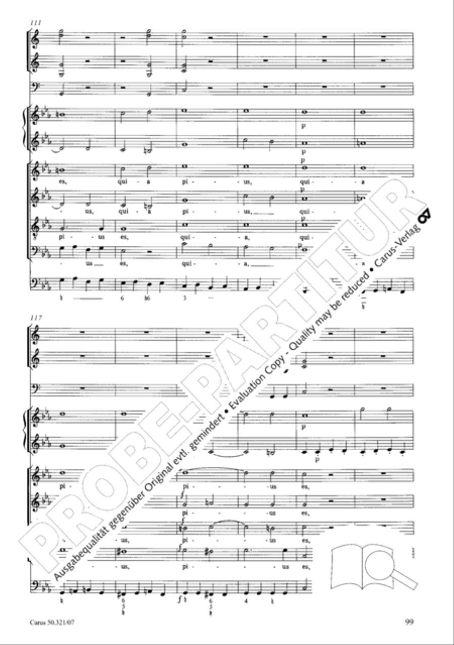 Requiem in C minor Requiem in C minor 4-Part scores gallery preview page 106