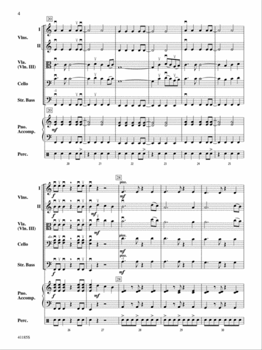 Nighthawk: Score Nighthawk: Score String Orchestra scores gallery preview page 4