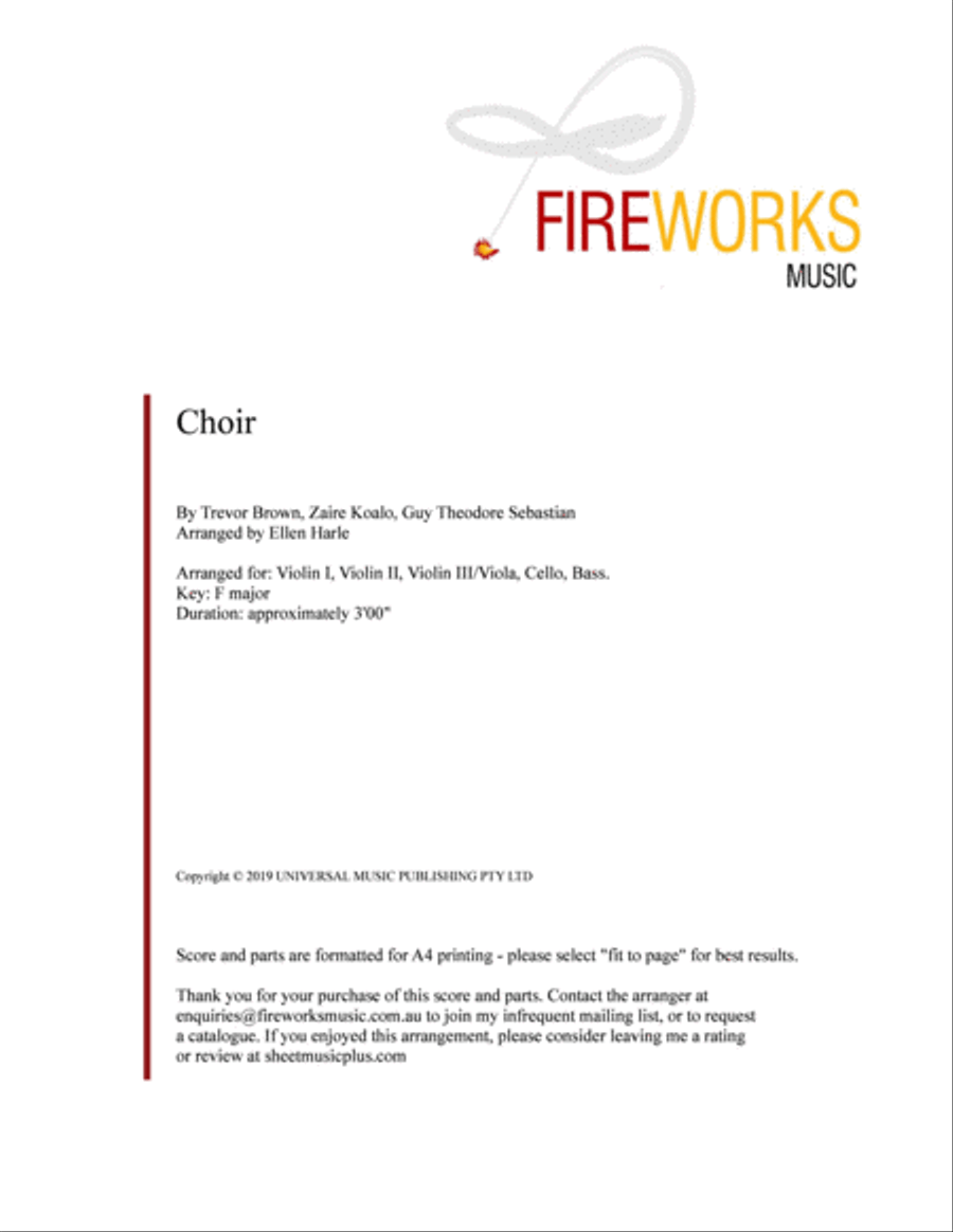 Choir Choir Choir scores gallery preview page 2