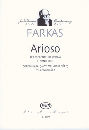 Book cover for Arioso für Violoncello (Viola) und Klavier