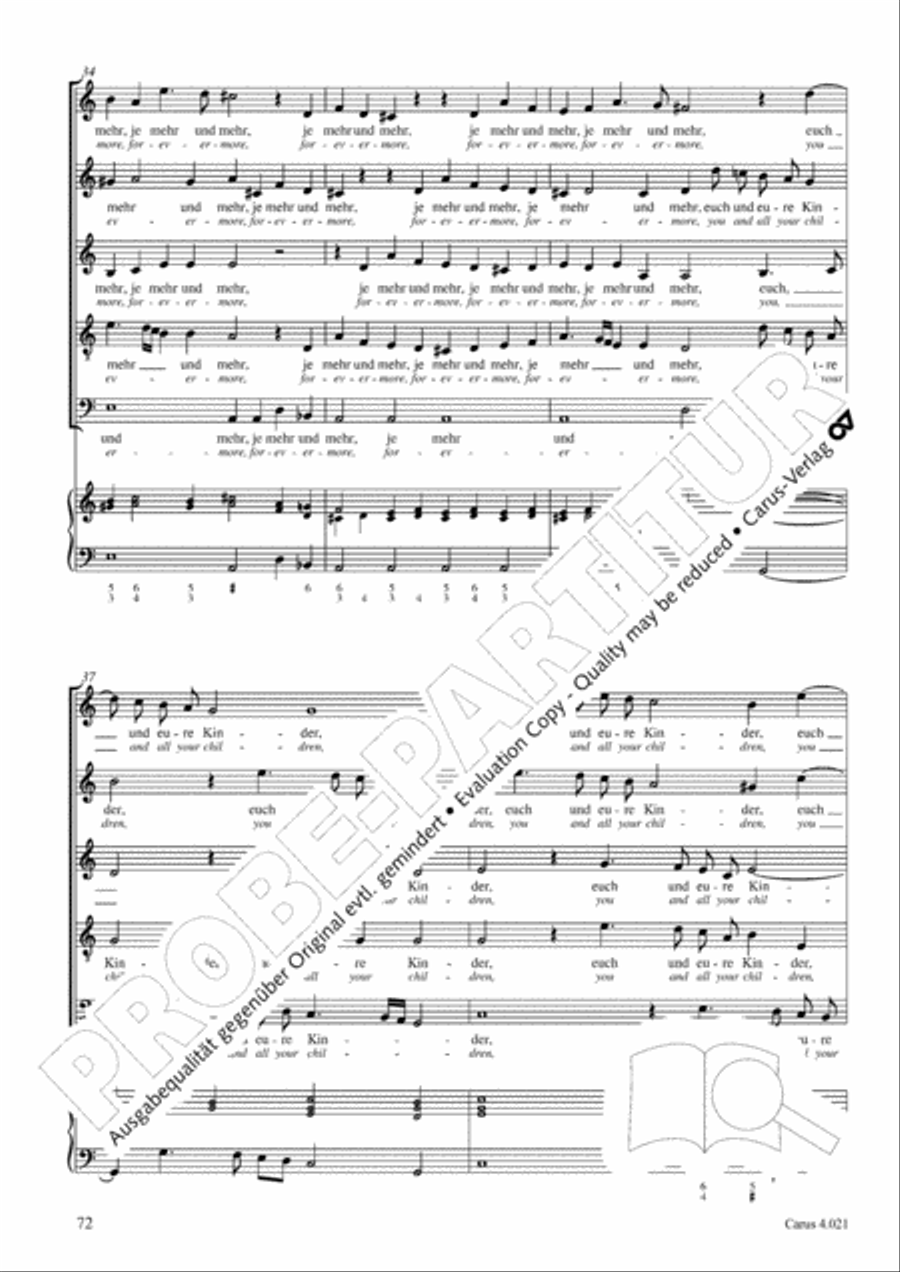 Schein: Israelsbrunnlein. Fontana d'Israel. Complete edition Choir scores gallery preview page 79