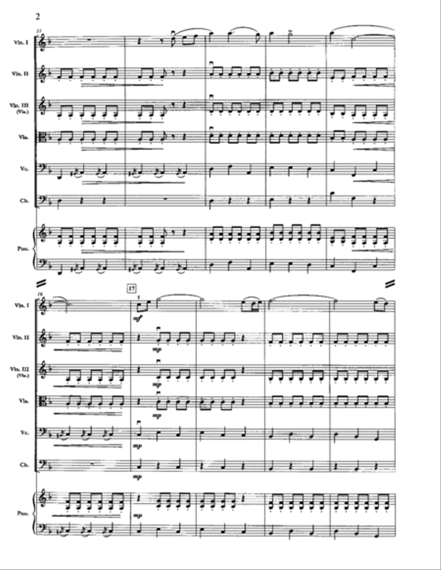 Spanish Dance No. 5 from Ten Spanish Dances: Andaluza Orchestra scores gallery preview page 3