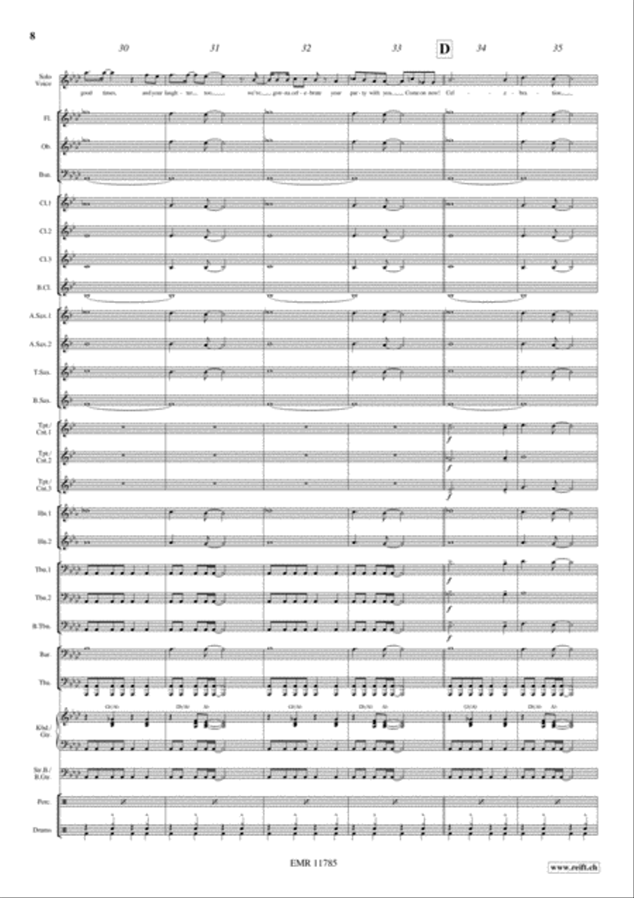 Celebration Concert Band scores gallery preview page 9